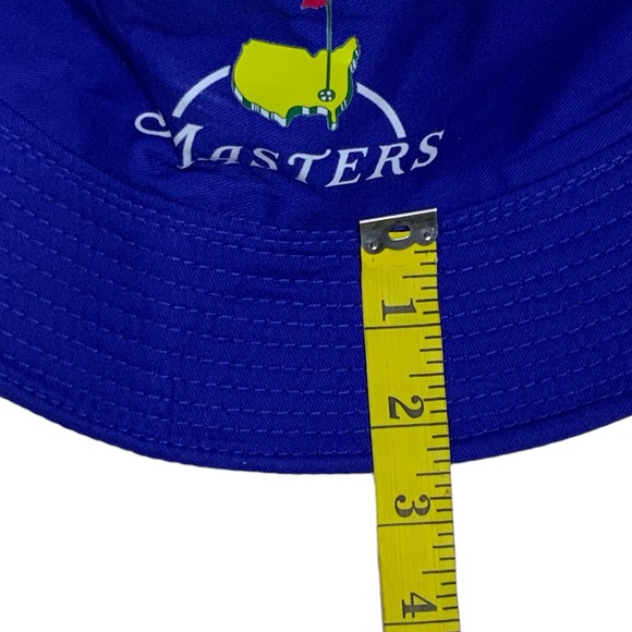 Bucket Hat Reversible Masters Golf Cotton Twill Sun Protect Blue Adult One Size - Picture 6 of 12